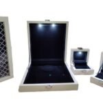 Premium Wooden LED Jewellery Box – Ivory Luxury Edition