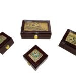 Premium Wooden Designer Jewellery Box – Peacock Art Edition
