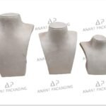 Premium Velvet Jewellery Display Bust Set – Ivory Edition